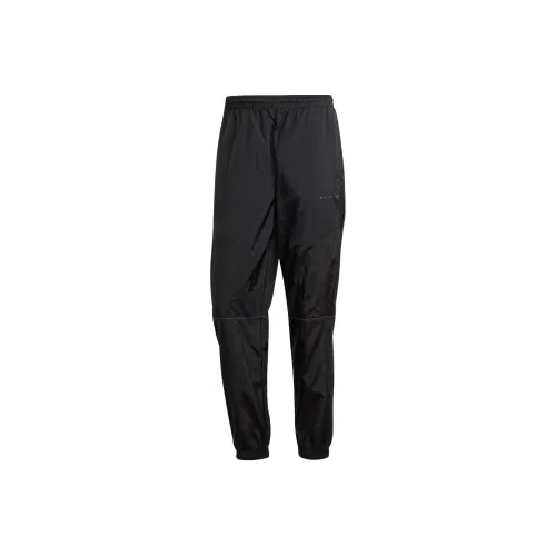 Adidas Черные Мужские Вязаные Тренировочные Штаны