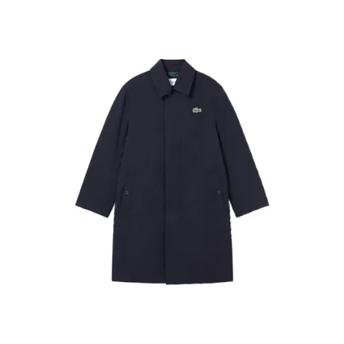 Тренчкот LACOSTE Collaboration Мужской Темно-Синий