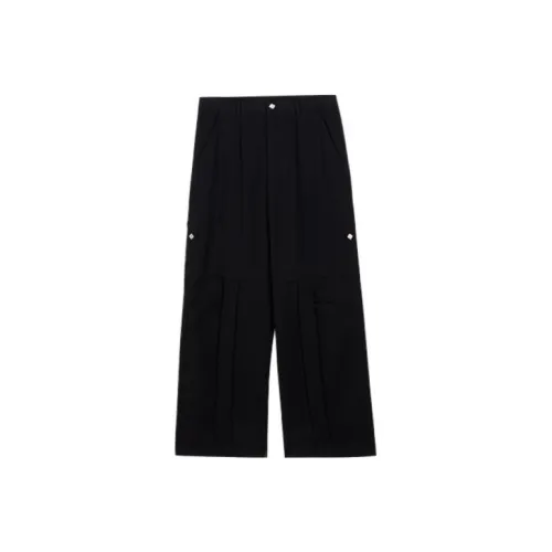 0 CROWORLD Черные Мужские Карго Брюки