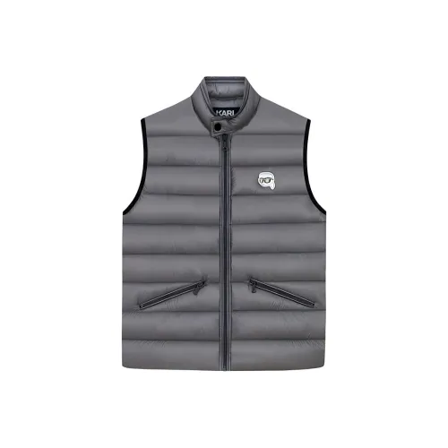 Karl Lagerfeld Пуховик Мужской Серый