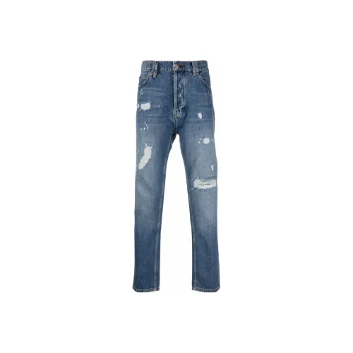 PHILIPP PLEIN Blue Men's Jeans PHILIPP PLEIN Синий Мужские Джинсы