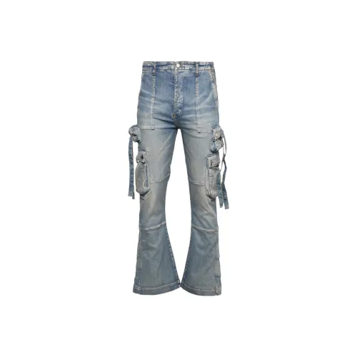 AMIRI SS23 Синие Унисекс Джинсы