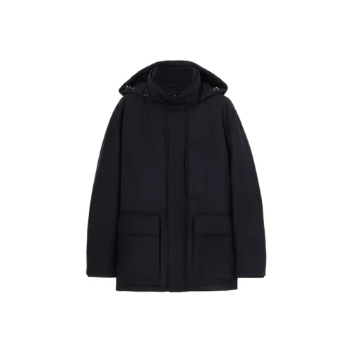 Loro Piana Морской Синий Мужские Куртки