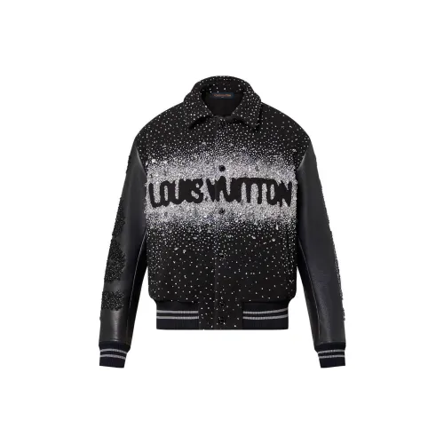 LOUIS VUITTON FW23 Кожа Куртка Мужская Черная