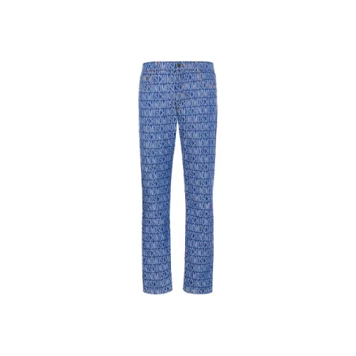 MOSCHINO Blue Men's Jeans МОШИНО Синий Мужской Джинсы