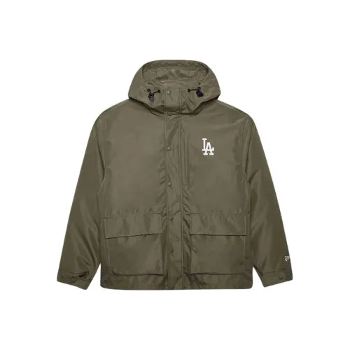 New Era x MLB Base Logo FW24 Пуховик Унисекс Оливково-зеленый