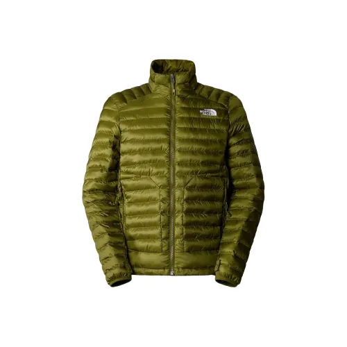 The North Face Пуховик Мужской Оливково-зеленый