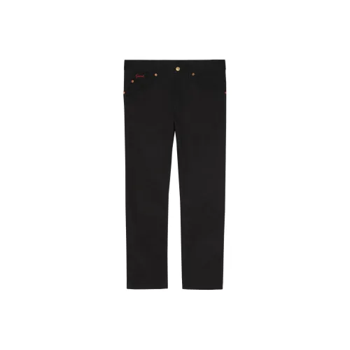 GUCCI Мужские черные джинсы