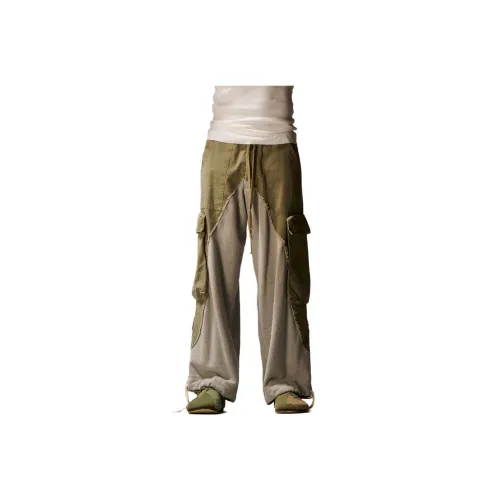 GREG LAUREN Army Green Мужские Карго Брюки