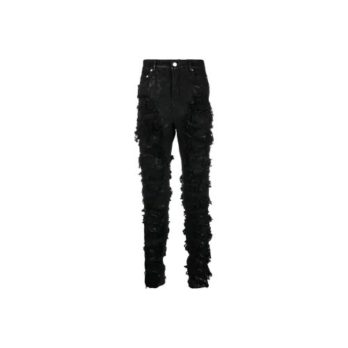 RICK OWENS совместный бренд Черные Мужские Джинсы