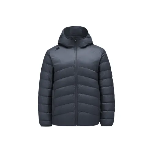 Skechers Хлопковый пуховик Мужской Черный