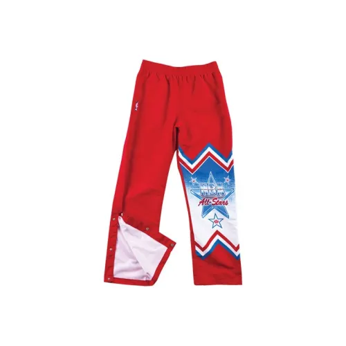 Mitchell Ness Red Men's Knitted Training Pants Mitchell Ness Красные Мужские Вязаные Тренировочные Штаны