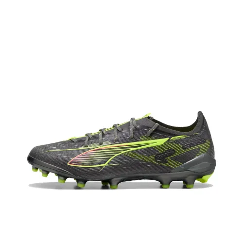 PUMA ULTRA 5 ULTIMATE Футбольные бутсы Низкие Топ Матовый Античный Серебристый/Желтый Мужской
