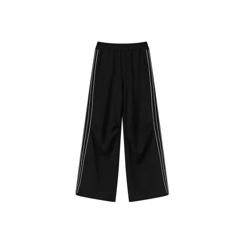 MODITEC Прямой крой Брюки для тренировок Унисекс Черные