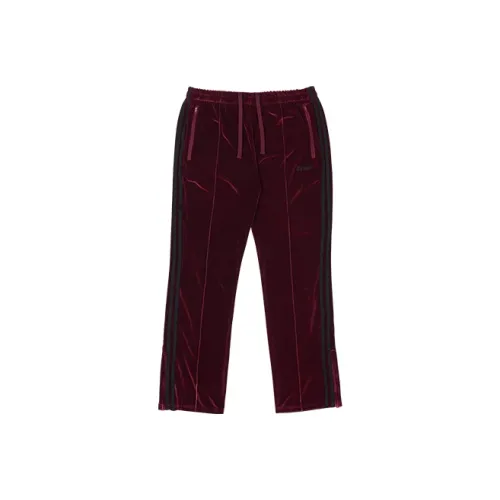 NERDY Повседневные брюки Унисекс Темно-красный