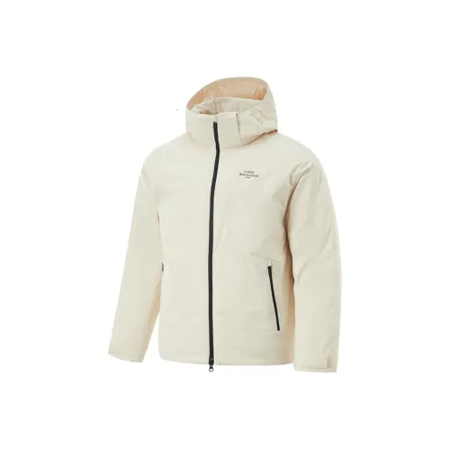 LINING Fondue Down Series Пуховик Мужской Rock Белый Серый