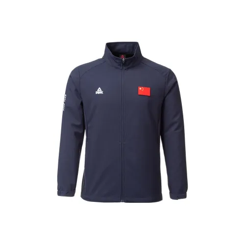 PEAK Comprehensive Sports Series Midnight Blue Men's Trench