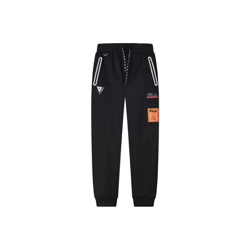 FILA Черные Мужские Вязаные Спортивные Штаны