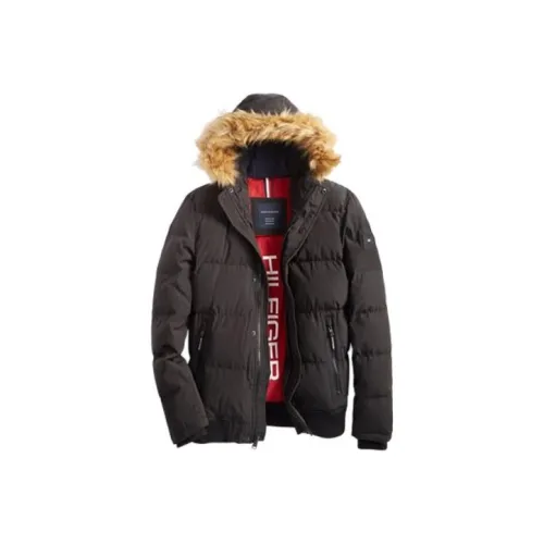 Tommy Hilfiger Черный Мужской Пуховик