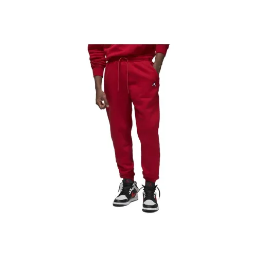 JORDAN Brooklyn Red Men's Knitted Training Pants Джордан Бруклин Красный Мужские Вязаные Тренировочные Штаны