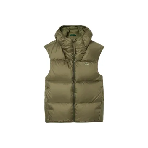 LACOSTE Пуховик Мужской Хаки Зеленый