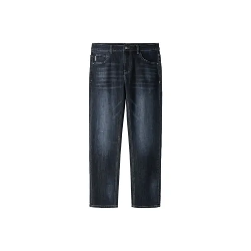HLA Синий Серый DENIM GRADIENT Темный 92 Мужские Джинсы