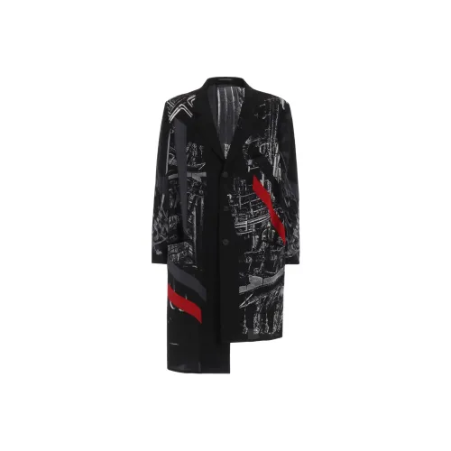 Yohji Yamamoto Черные Мужские Куртки