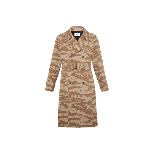 CELINE Тренчкот Мужской Светлый Умбра