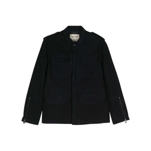 Zadig Voltaire SS24 Куртки и Пальто Мужской Полуночный Синий