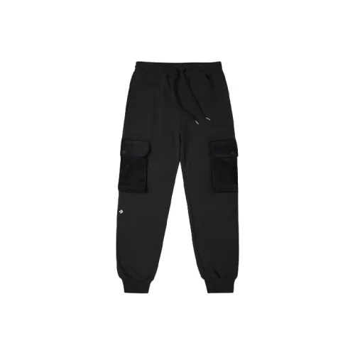 Converse Вязаные тренировочные брюки мужские чернильно-черный