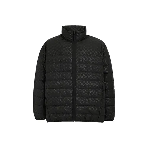COACH SS24 Пуховик Мужской Черный