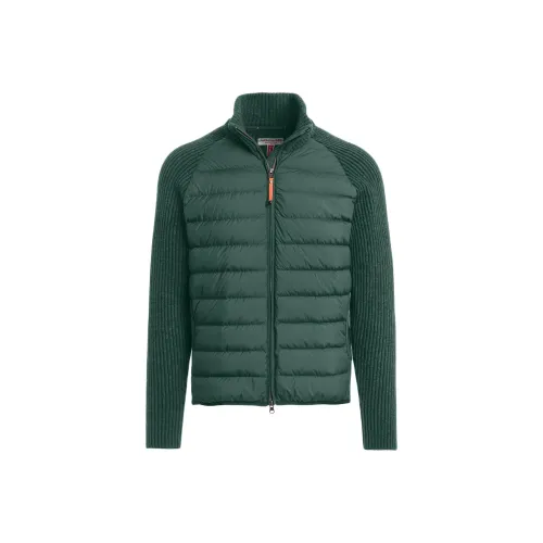 PARAJUMPERS SS24 Пуховик Мужской Зеленый Горный Стена