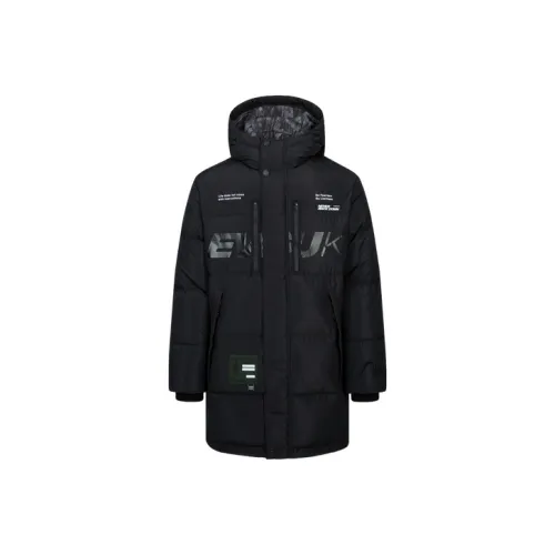 EVISU Черный Мужской Пуховик