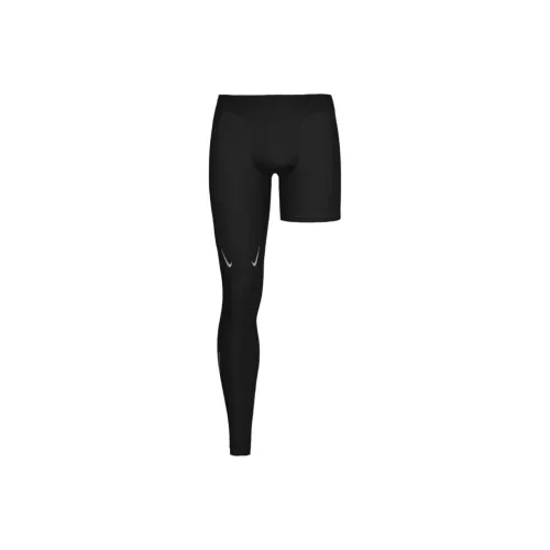 Nike Черные Мужские Вязаные Тренировочные Штаны