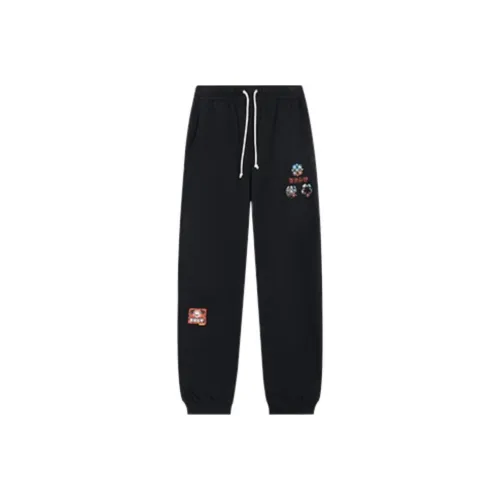 LINING Черные Мужские Вязаные Спортивные Штаны