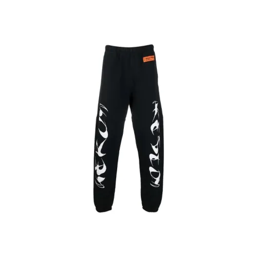 HERON PRESTON Черные Мужские Вязаные Спортивные Штаны