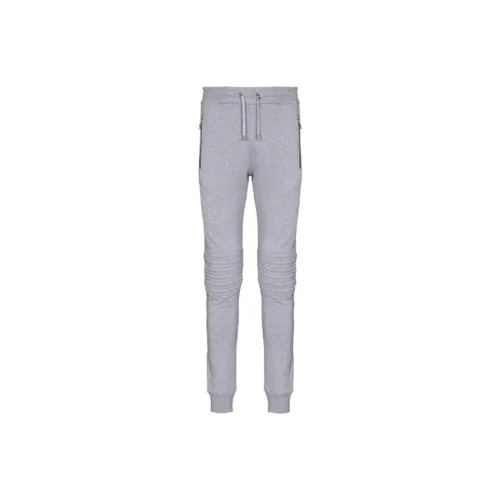 BALMAIN Серые Мужские Вязаные Спортивные Штаны