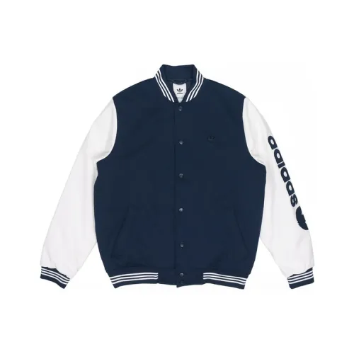 Adidas Originals VARSITY BOMBER Хлопковый пуховик Японская версия Мужской Синий