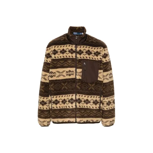 Polo Ralph Lauren SS24 Куртки и Пальто Мужской Коричневый