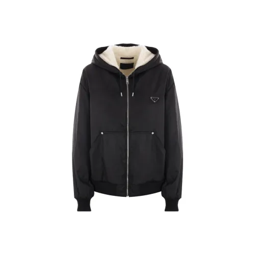 PRADA SS24 Куртки и Пальто Унисекс Черный