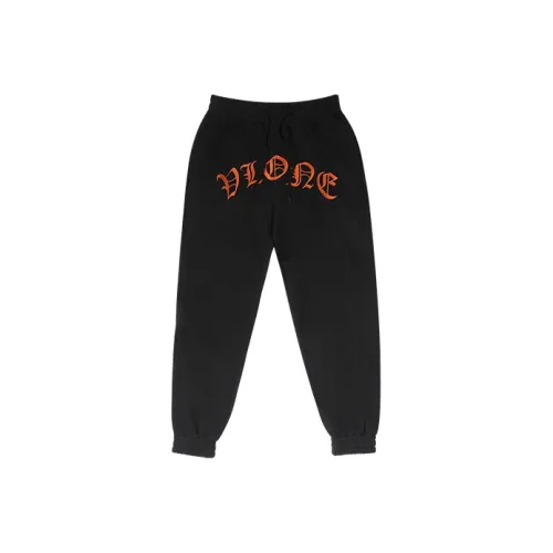 VLONE Gothic Alphabet Series Унисекс Вязаные Тренировочные Брюки