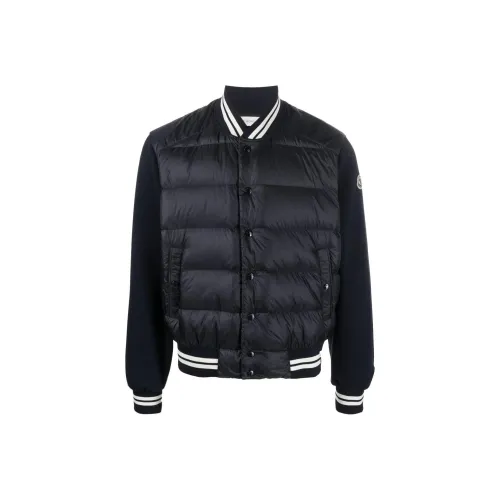 Moncler Пуховик Мужской Navy Синий