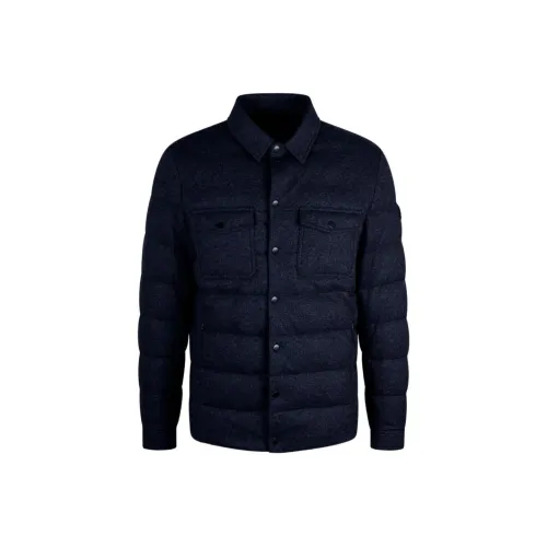 Moncler Синий Мужской Пуховик