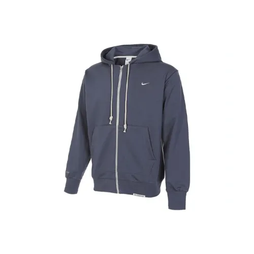 Nike AS M NK Df Std Issue FZ Толстовка Куртки Пальто Мужской Синий