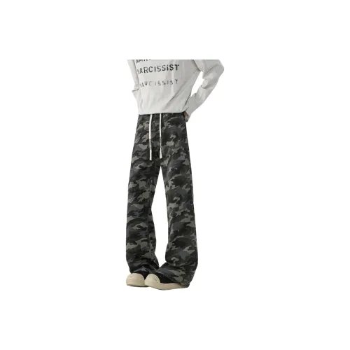 WARNING LIGHT Джинсы Унисекс Камуфляж