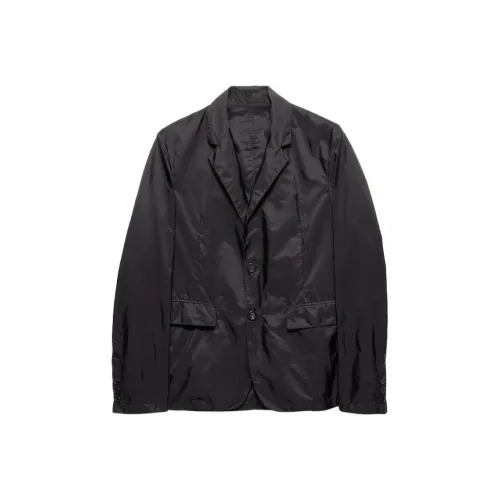 PRADA RE Нейлон FW25 Куртки и Пальто Мужской Черный