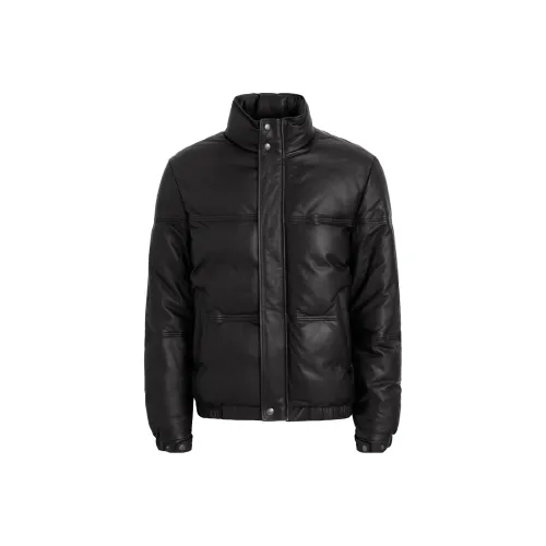 AIME LEON DORE Черная унисекс кожаная куртка