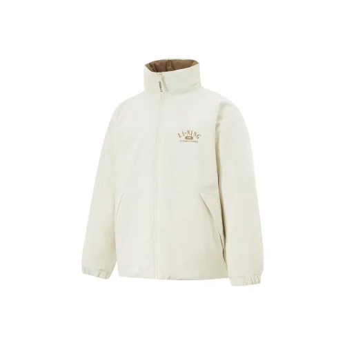 LINING Fondue Down Series Экрю Мужской Пух Мужские Пуховики