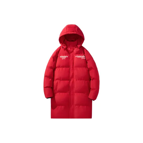 GF Хлопковый пуховик Унисекс Длинный Стандартное издание