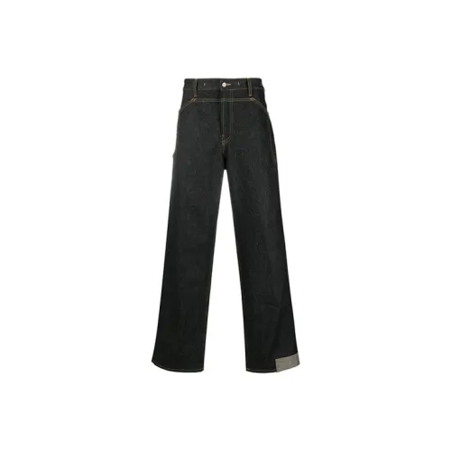 Jacquemus Мужские Черные Джинсы